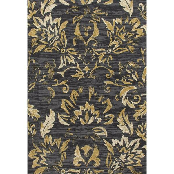 Art Carpet 4 X 6 Ft. Bastille Collection Faded Beauty Woven Area Rug, Dark Gray 841864110530